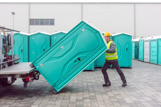 Porta potty delivery and setup in Inkerman, PA